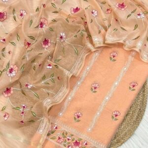 Exclusive Banarasi-Unstitched Salwar suits with Dupatta