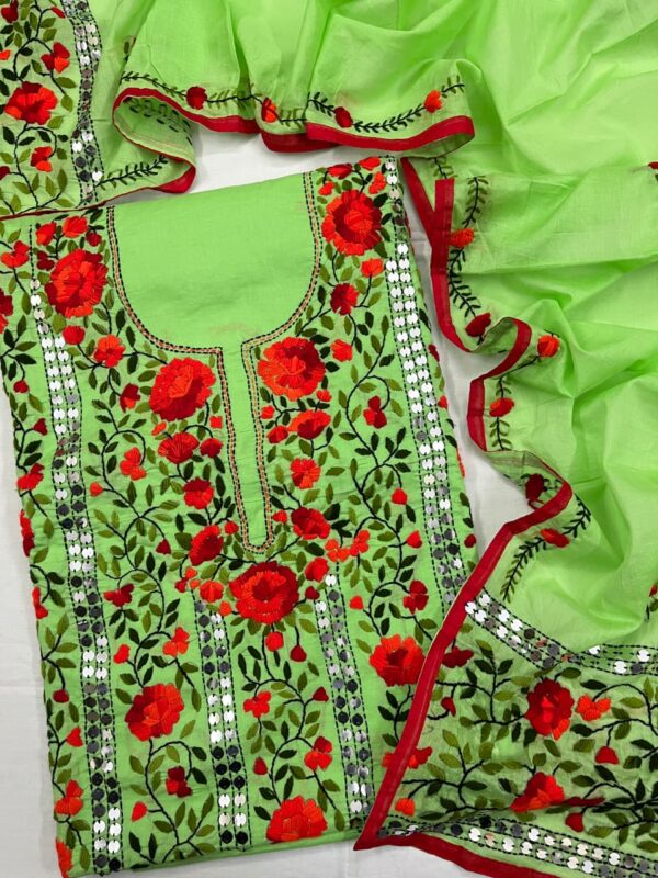 Phulkari Suits- Hand Embroidery - Image 4