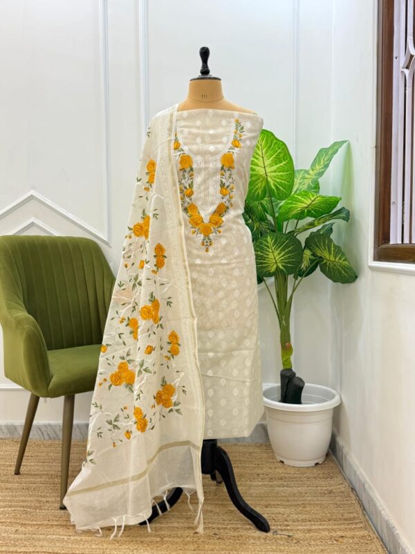 Exclusive Banarasi white collection - Image 5