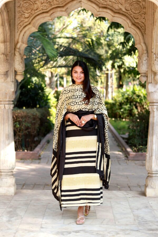 BB  Blocks Modal silk suits material - Image 10