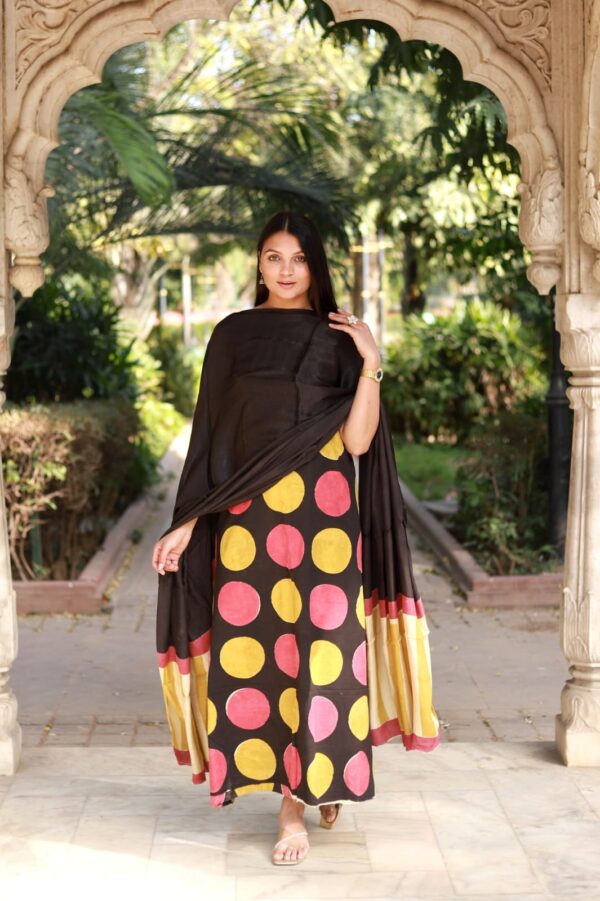 BB  Blocks Modal silk suits material - Image 22