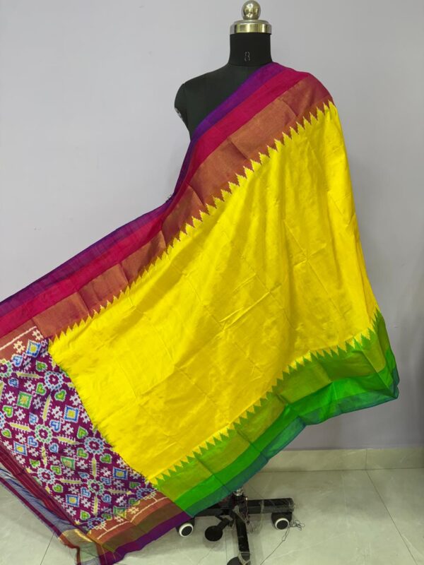 Pochampally Handloom Silk Dupatta/Stole - Image 10
