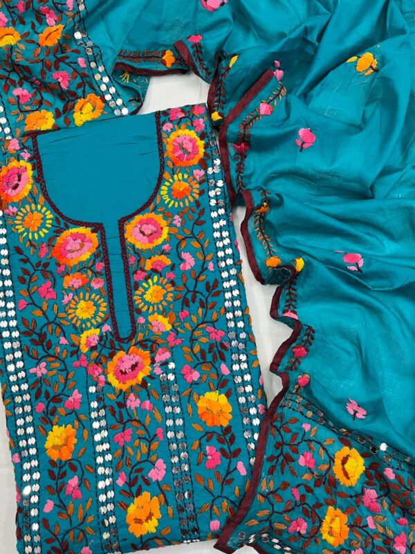 Phulkari Suits- Hand Embroidery - Image 15