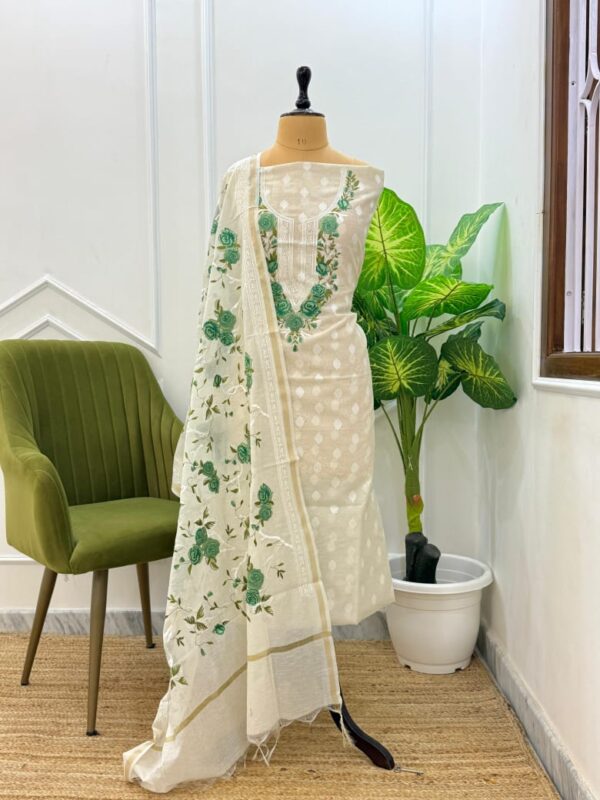 Exclusive Banarasi white collection