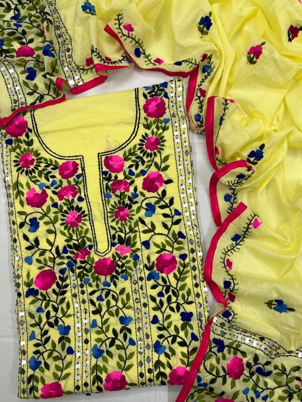 Phulkari Suits- Hand Embroidery - Image 13