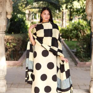 BB  Blocks Modal silk suits material