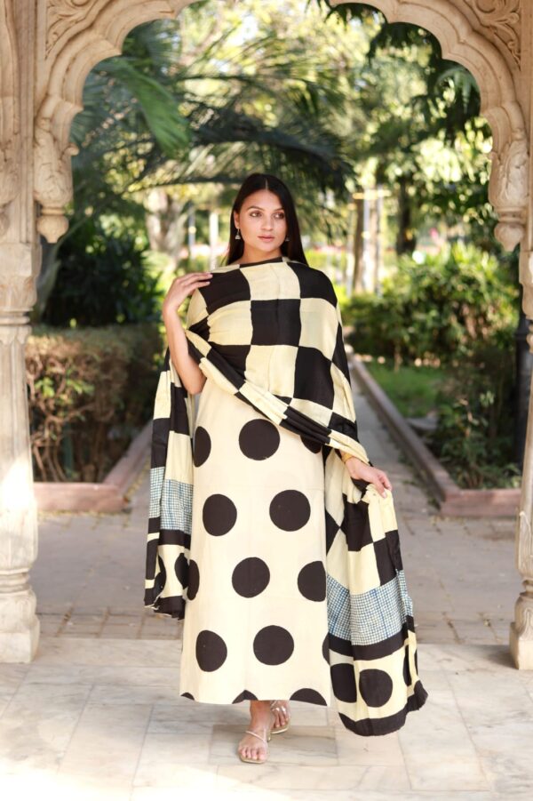 BB  Blocks Modal silk suits material