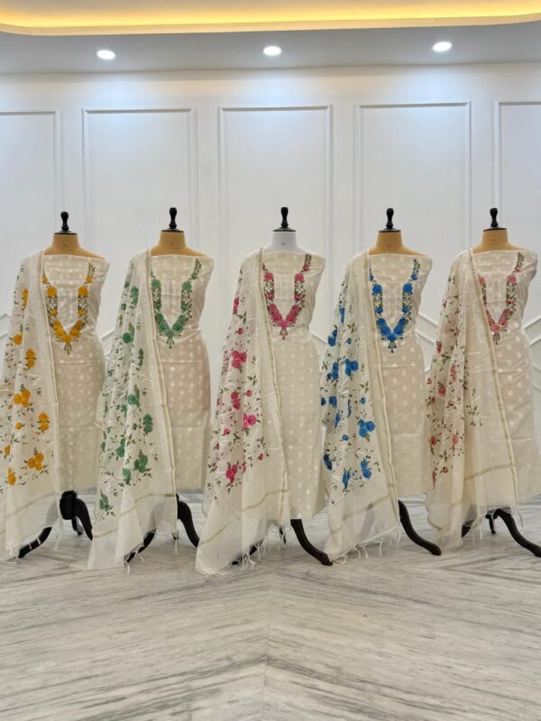 Exclusive Banarasi white collection - Image 7
