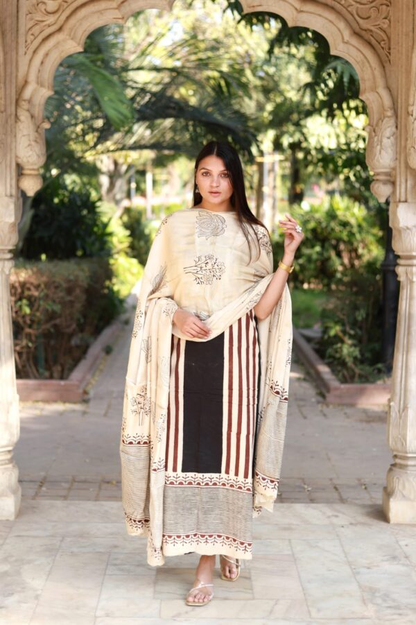 BB  Blocks Modal silk suits material - Image 16