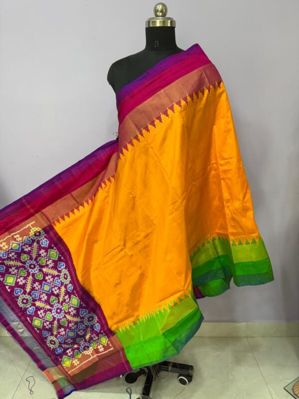 Pochampally Handloom Silk Dupatta/Stole - Image 5