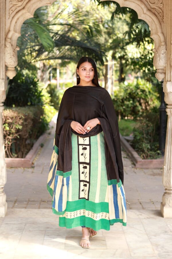 BB  Blocks Modal silk suits material - Image 13