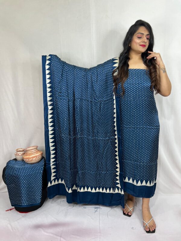 Pure modal silk suit material - Image 10