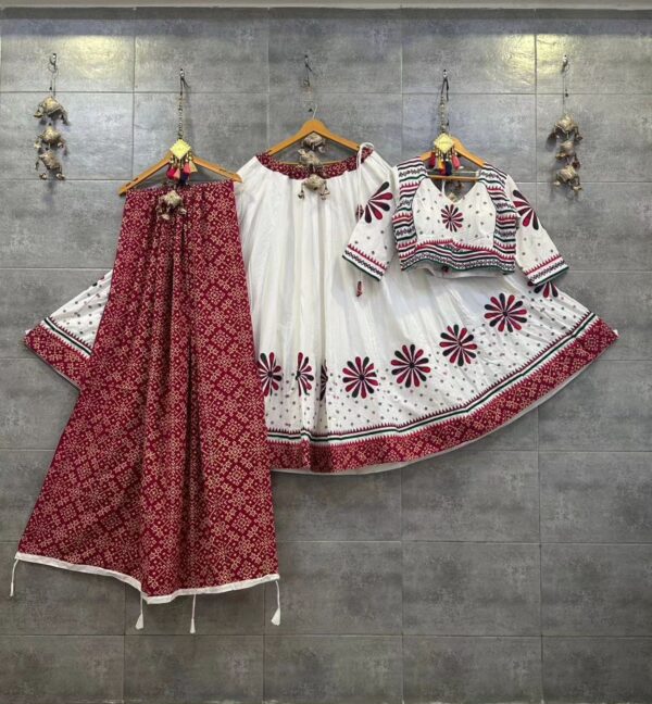 Lehenga/Skirt-Dupatta Combo - Image 8