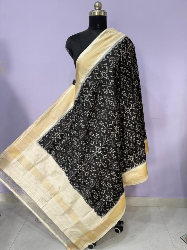 Pochampally Handloom Silk Dupatta/Stole - Image 26
