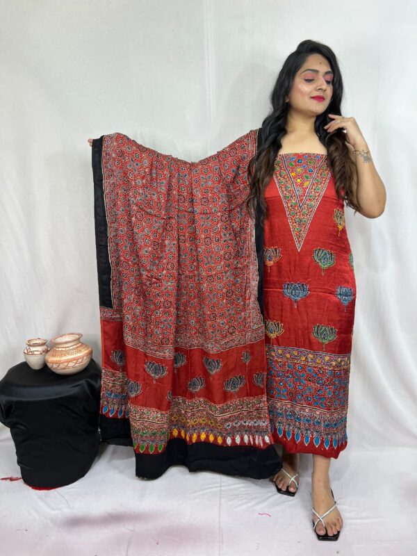 Pure modal silk suit material - Image 12