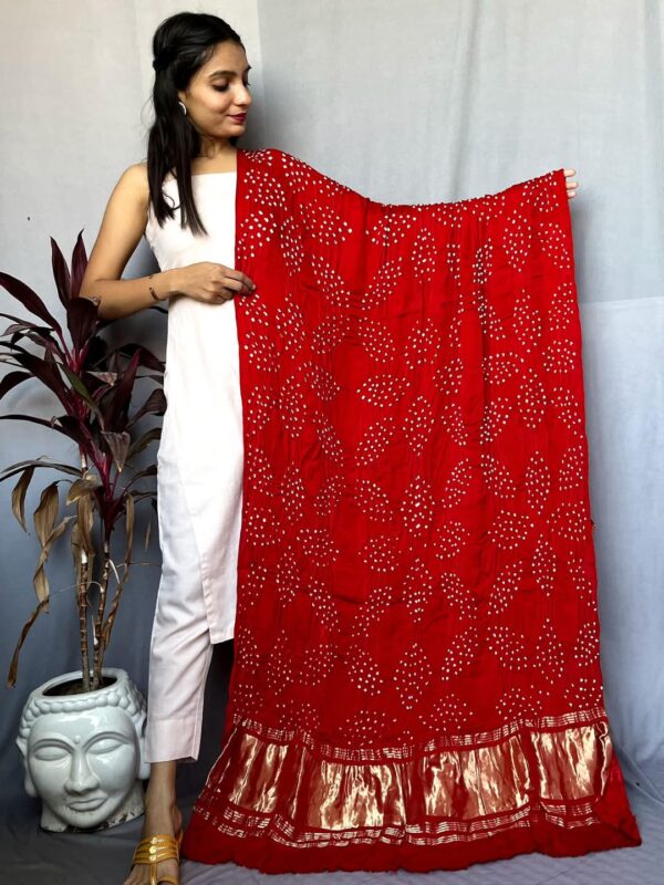 Modal silk dupatta - Image 5