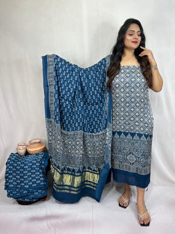 Modal ajrakh suit material - Image 27