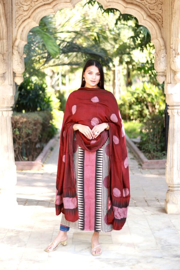 BB  Blocks Modal silk suits material - Image 15