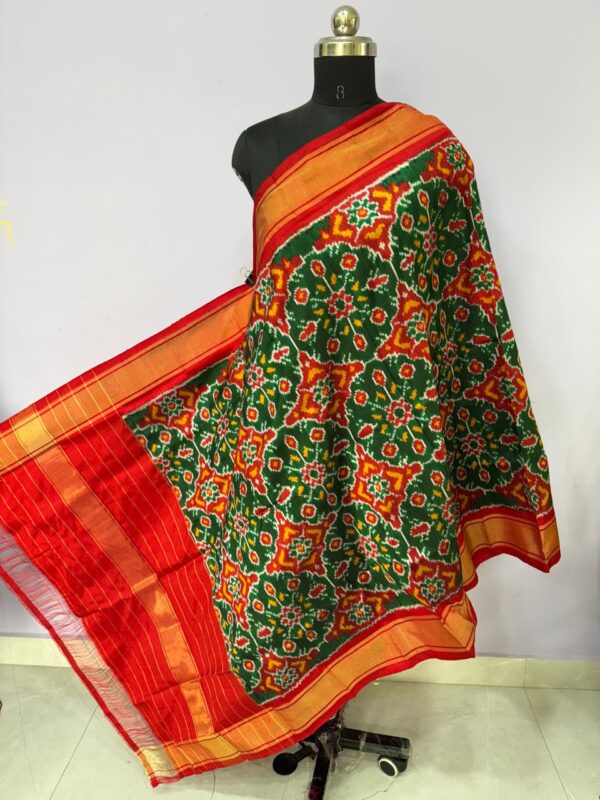 Pochampally Handloom Silk Dupatta/Stole - Image 11