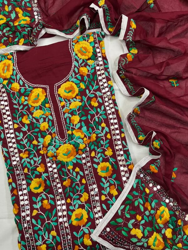 Phulkari Suits- Hand Embroidery - Image 12