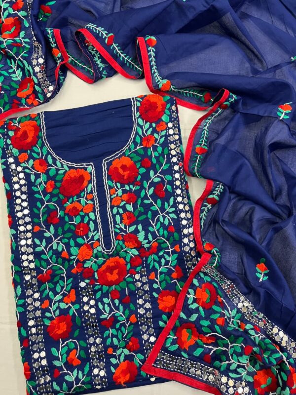 Phulkari Suits- Hand Embroidery - Image 11