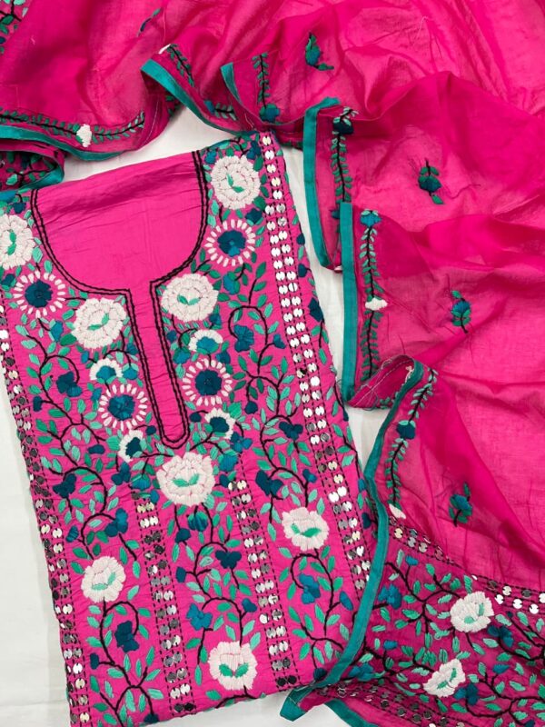 Phulkari Suits- Hand Embroidery - Image 6