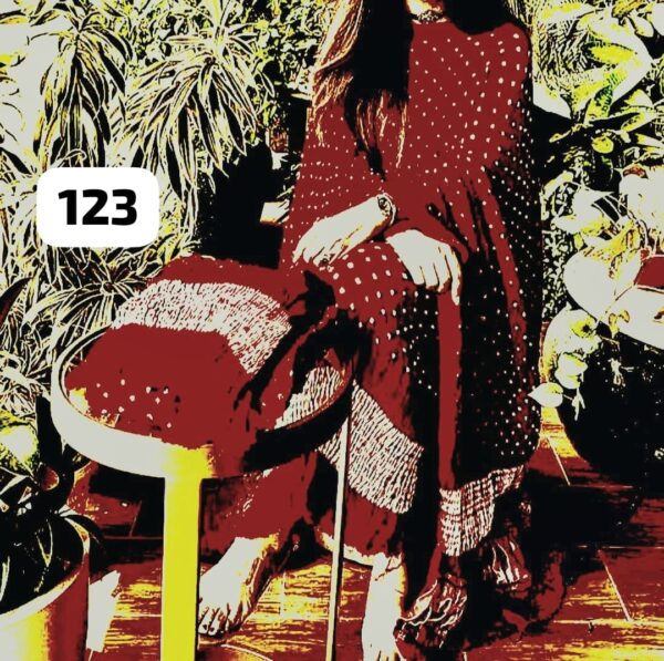 Pure modal silk bandhej suit material - Image 7