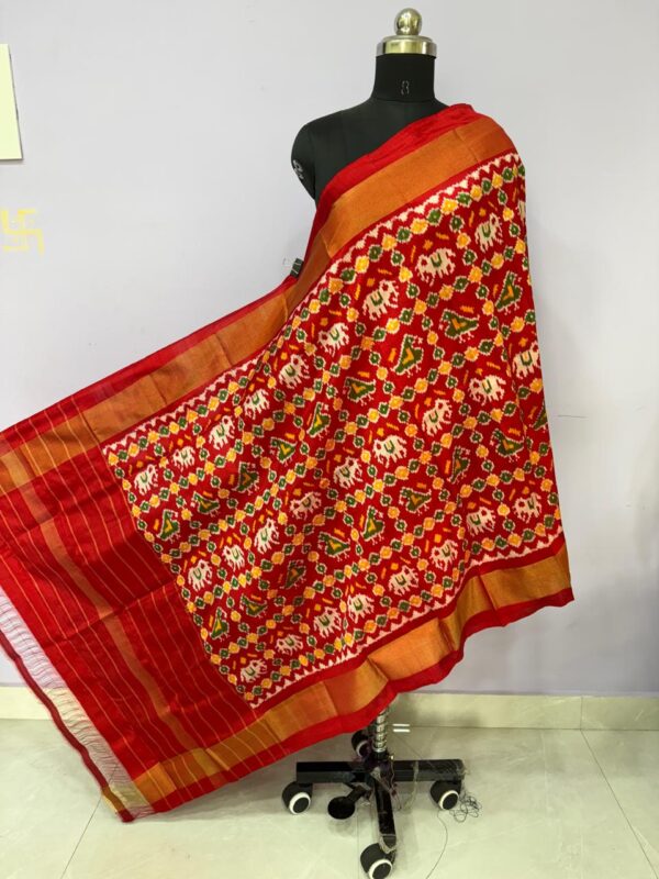 Pochampally Handloom Silk Dupatta/Stole - Image 13