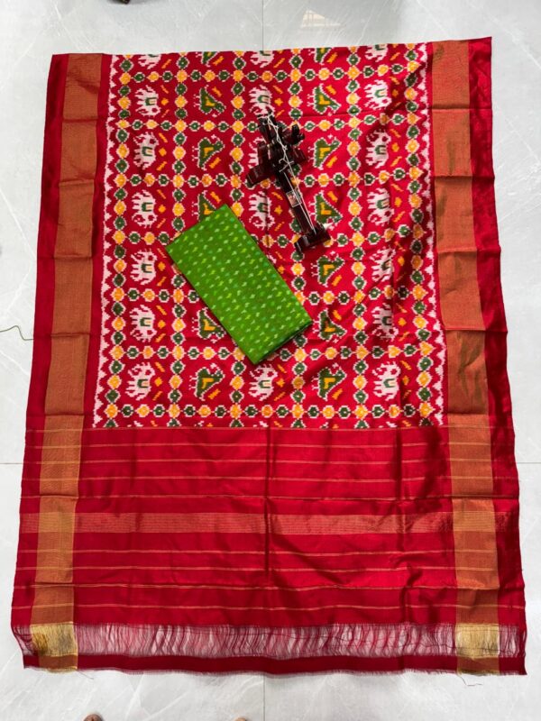 Pochampally 2 pcs  silk suits - Image 3