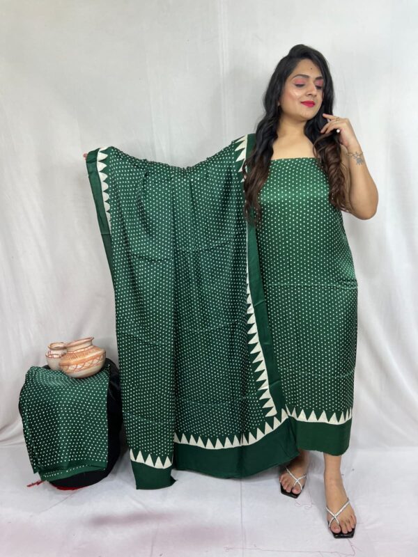 Pure modal silk suit material - Image 7