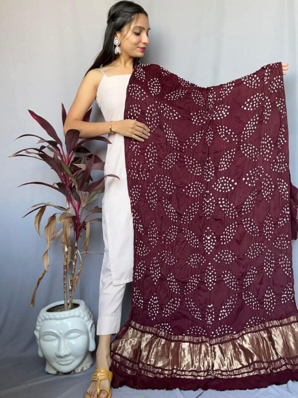Modal silk dupatta - Image 12