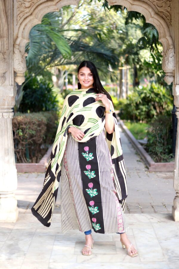 BB  Blocks Modal silk suits material - Image 6