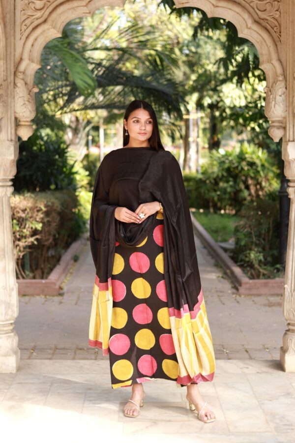 BB  Blocks Modal silk suits material - Image 5