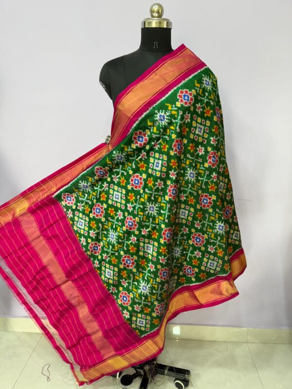 Pochampally Handloom Silk Dupatta/Stole - Image 14