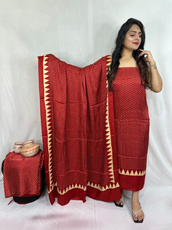 Pure modal silk suit material - Image 6