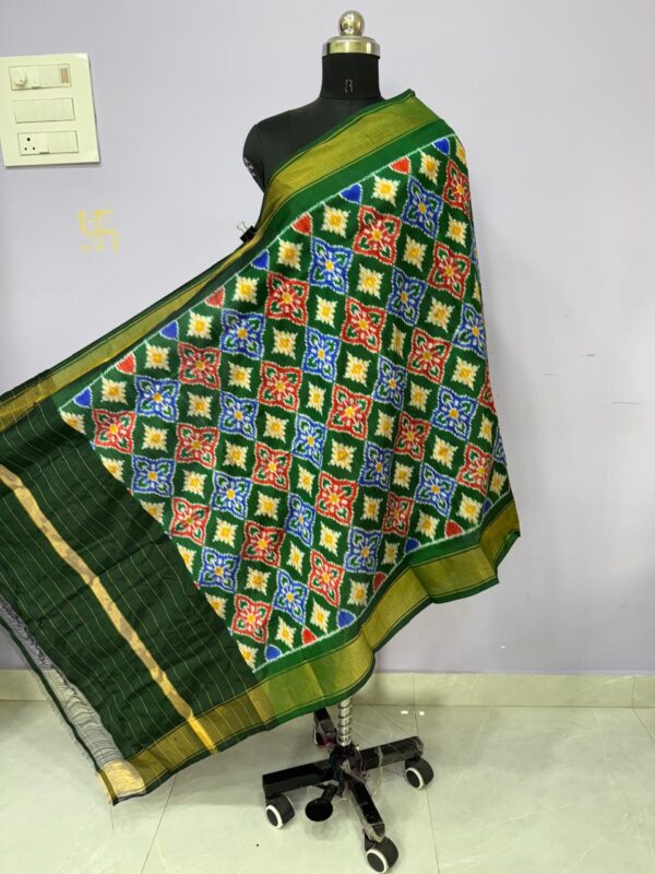 Pochampally Handloom Silk Dupatta/Stole - Image 18