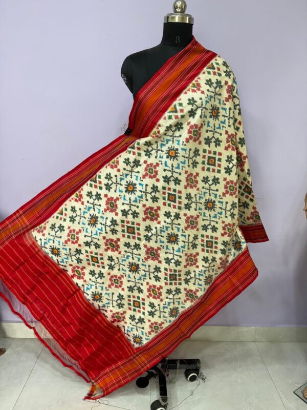 Pochampally Handloom Silk Dupatta/Stole - Image 20