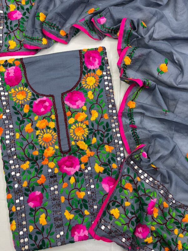 Phulkari Suits- Hand Embroidery - Image 8