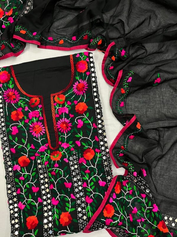 Phulkari Suits- Hand Embroidery - Image 7