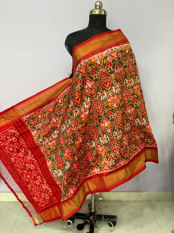Pochampally Handloom Silk Dupatta/Stole - Image 22