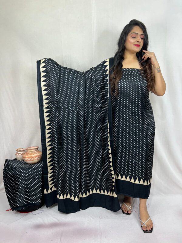 Pure modal silk suit material - Image 4
